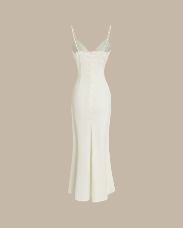 Apricot Tassel Slip Maxi Dress - Image 2
