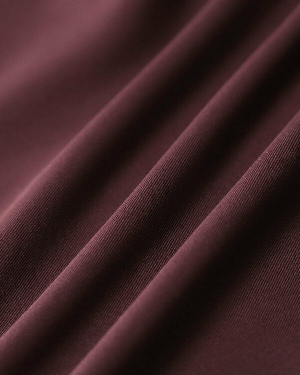 Wine Red Contrast Sleeveless Mini Dress - Image 7