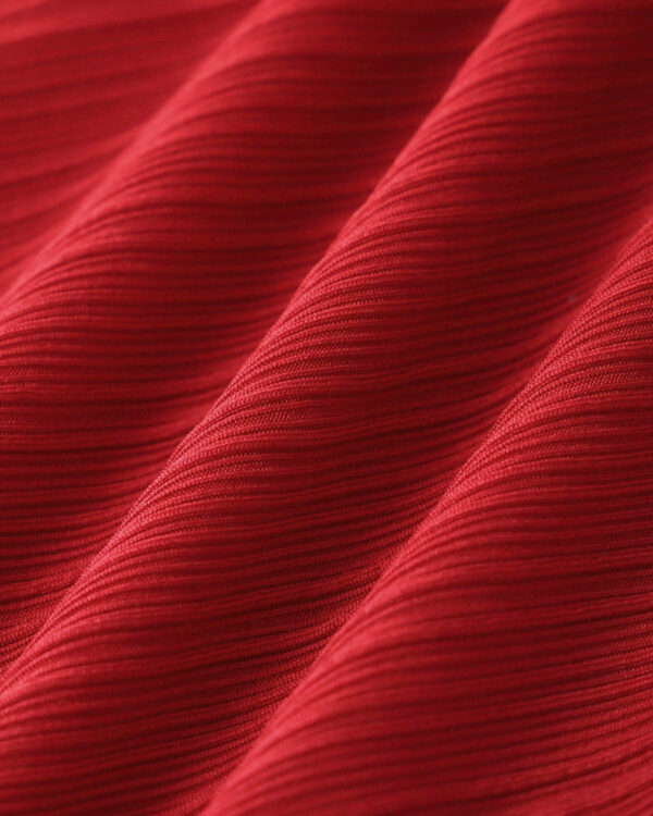 Red A-Line Slip Mini Dress - Image 3