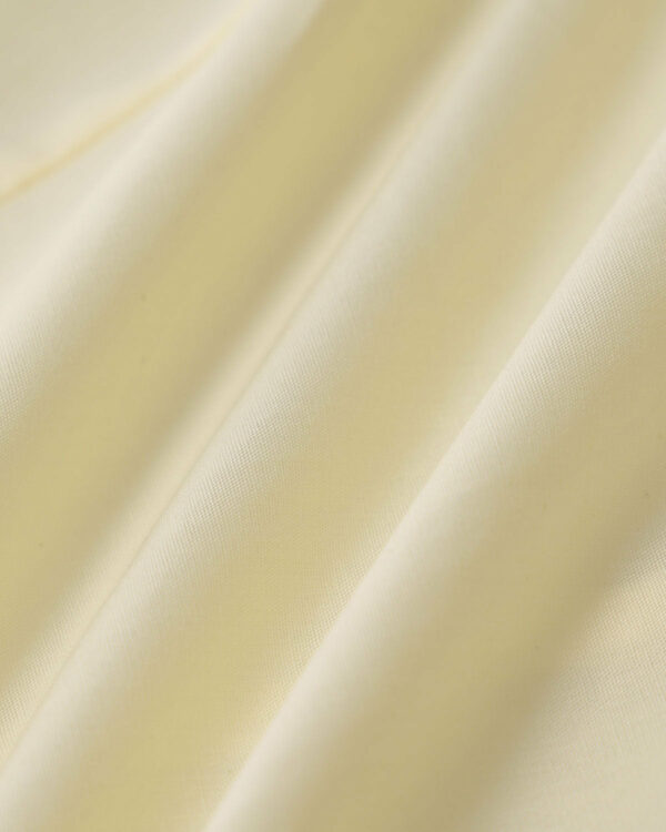 Yellow Pleated A-Line Slip Midi Dress - Image 3