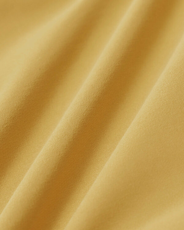 Yellow Button Pleated Mini Dress - Image 9