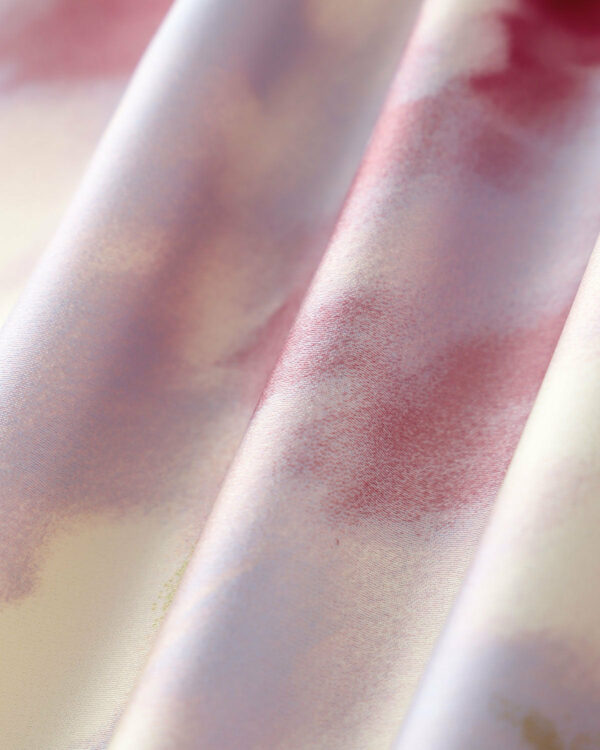 Pink Floral Mermaid Slip Midi Dress - Image 3