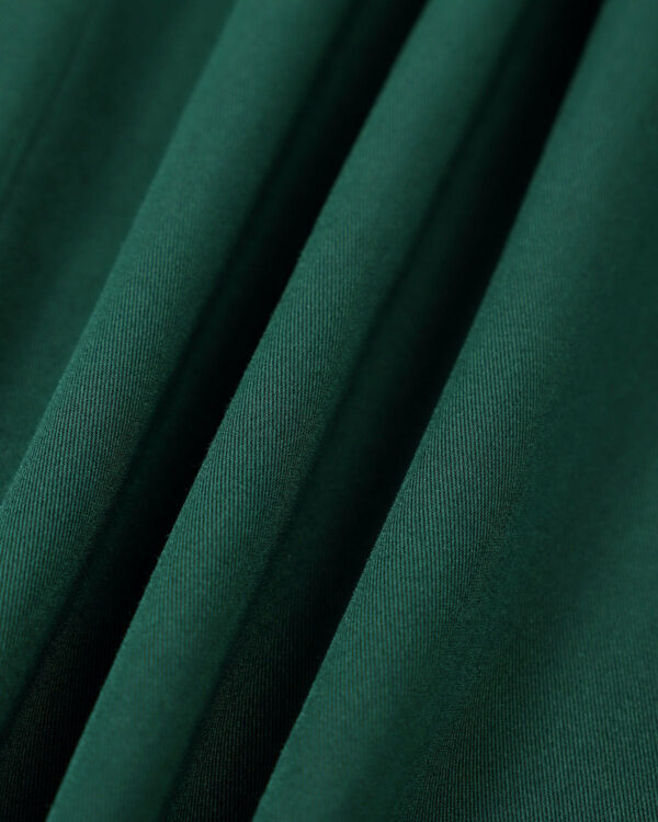 The Green Boat Neck Cutout Back Midi Dress - Image 8