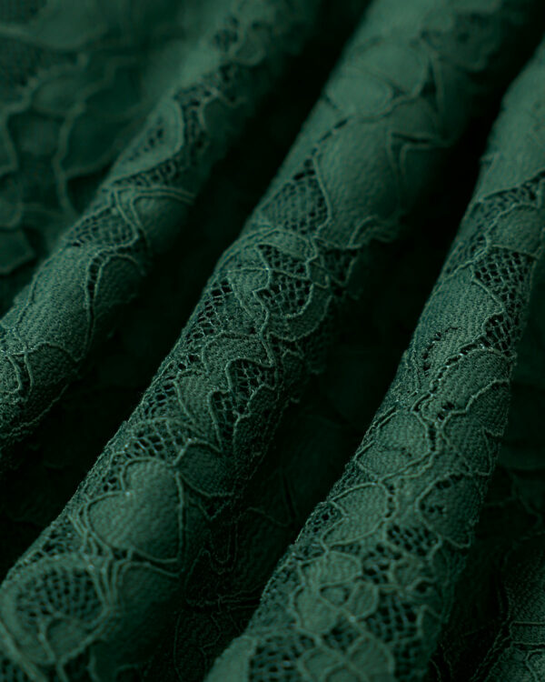 The Green Neck Lace Maxi Dress - Image 8