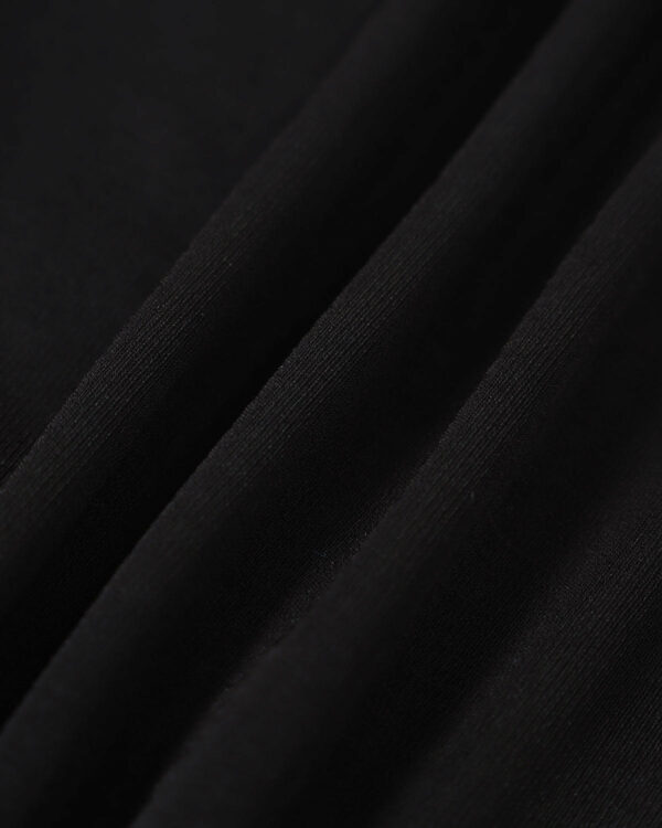 The Black Neck Slip Maxi Dress - Image 7