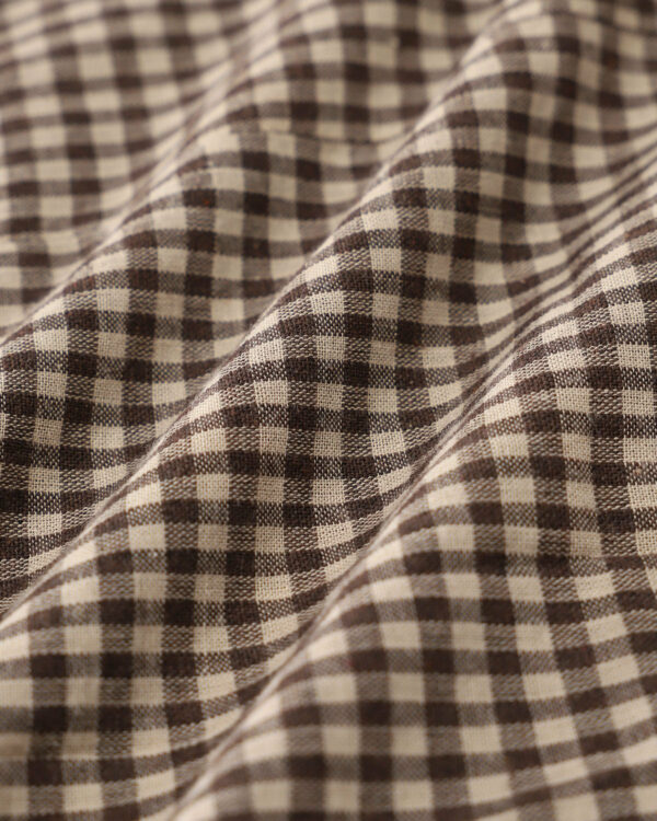 Brown Plaid Slip Mini Dress - Image 7