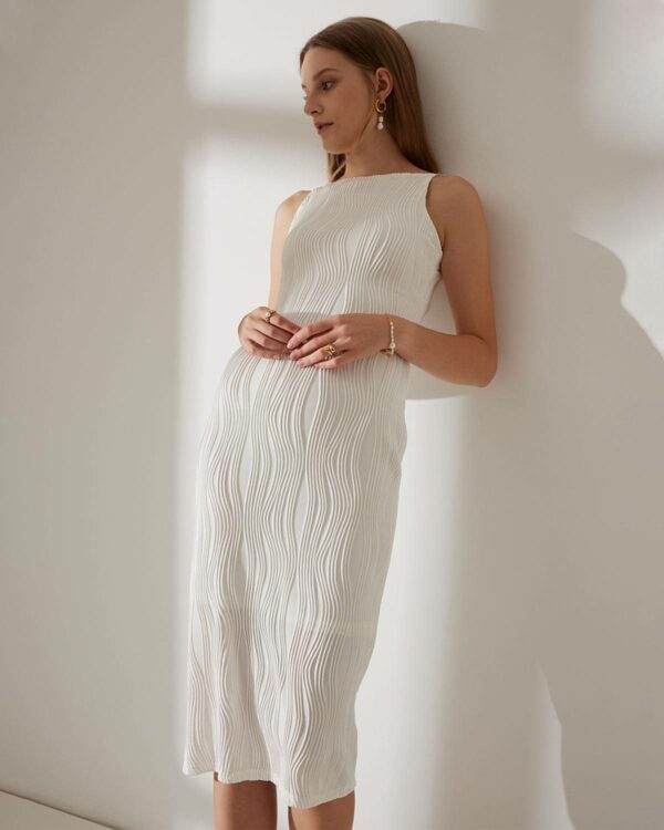The Water Ripple Textured Cami Dress - Image 6