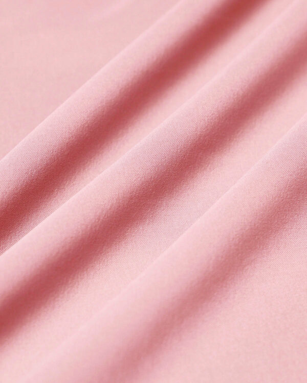 Pink Square Neck Pocket Slip Midi Dress - Image 8
