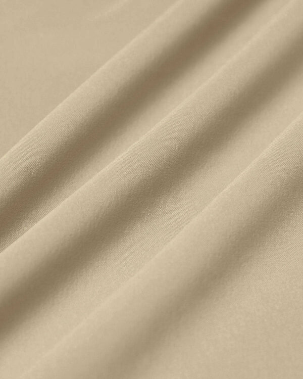 Khaki Square Neck Pocket Slip Midi Dress - Image 6