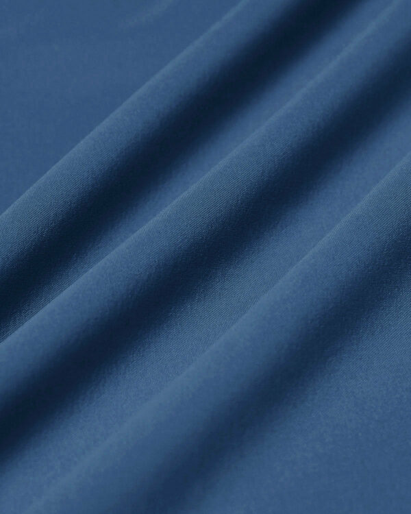Navy Square Neck Pocket Slip Midi Dress - Image 8