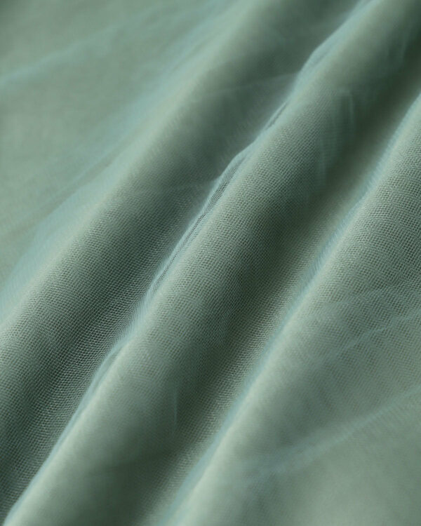 Green Mesh Flowy Slip Midi Dress - Image 7