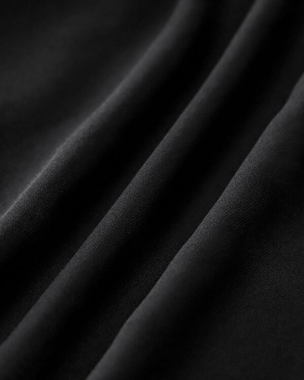 Black Neck Chiffon Maxi Dress - Image 8