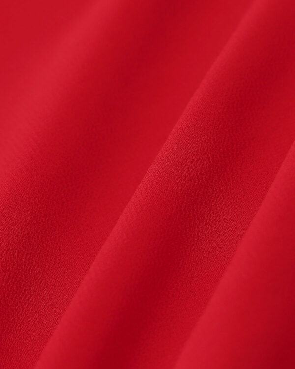 Red Neck Tie Strap Midi Dress - Image 8