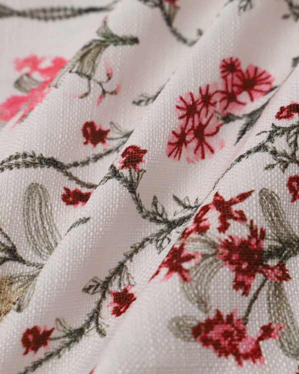 Floral Square Neck A-Line Slip Mini Dress - Image 7