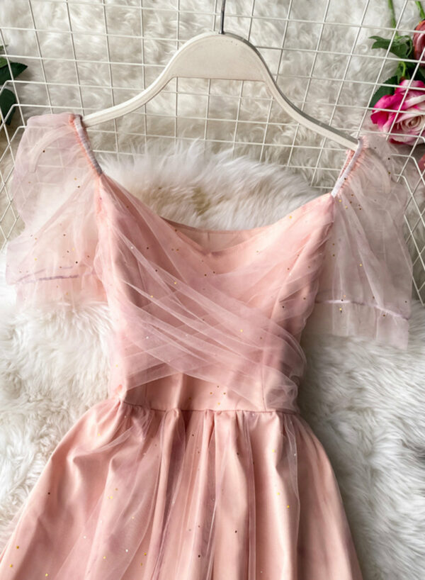 Pink Tulle Short Dress Summer Dress P333 - Image 2