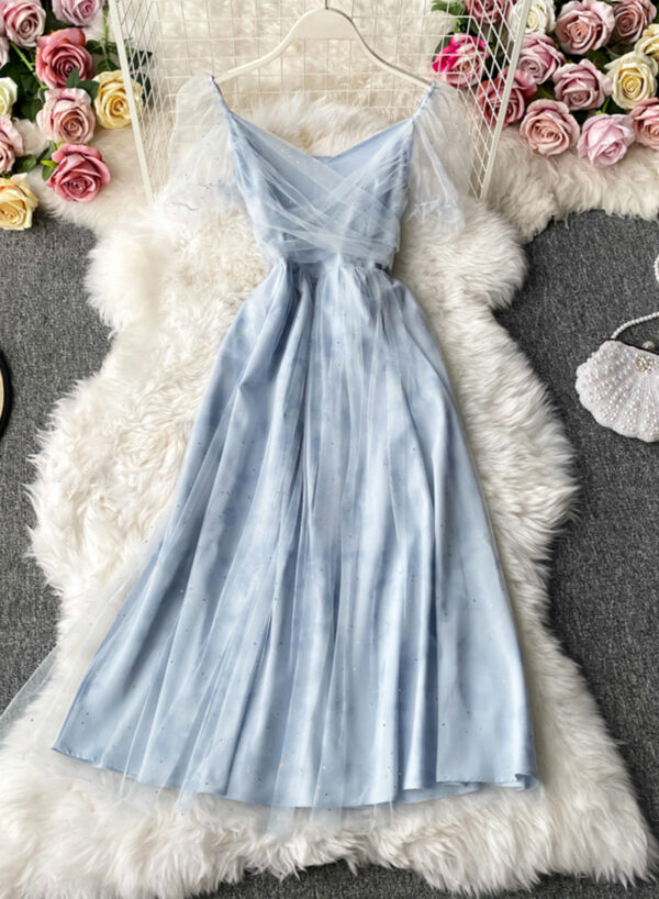 Pink Tulle Short Dress Summer Dress P333 - Image 4