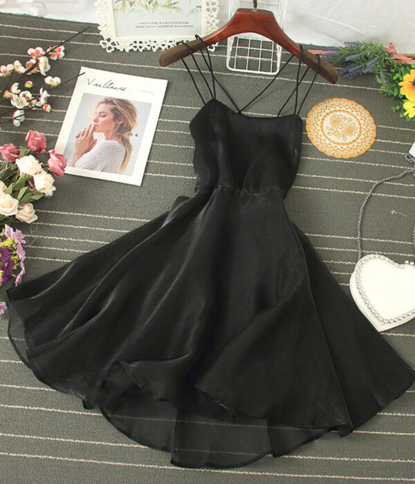 Cute Tulle Backless Short Dress Mini Dress P343 - Image 8