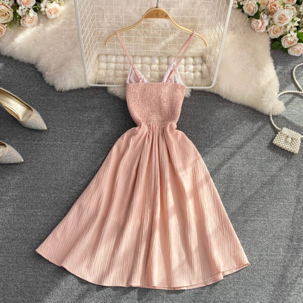 Cute A Line V Neck Short Dress Fashion Dress P344 - Image 7