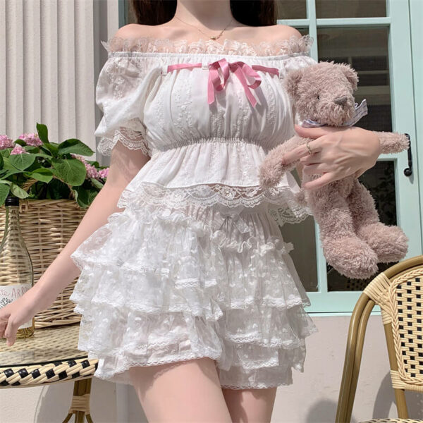 Lolita hearts lace bloomers - Image 6
