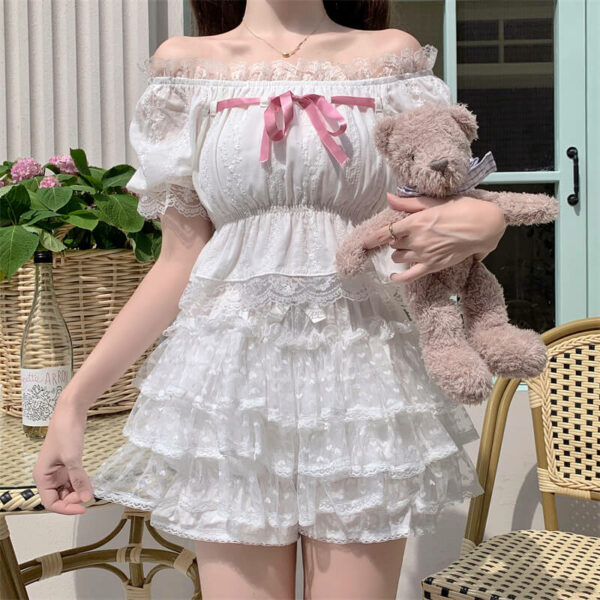 Lolita hearts lace bloomers - Image 4