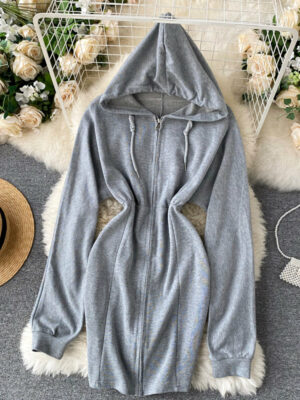Cute Hoodie Casual Dress P296