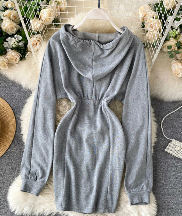 Cute Hoodie Casual Dress P296 - Image 2