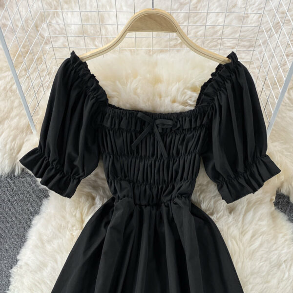 Cute Puff Sleeve A Line Dress P310 - Image 3