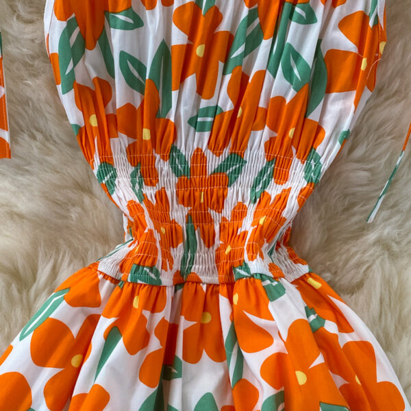 Cute A Line Floral Dress Fashion Dress P302 - Image 4