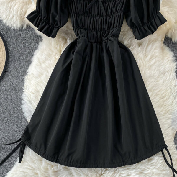 Cute Puff Sleeve A Line Dress P310 - Image 4