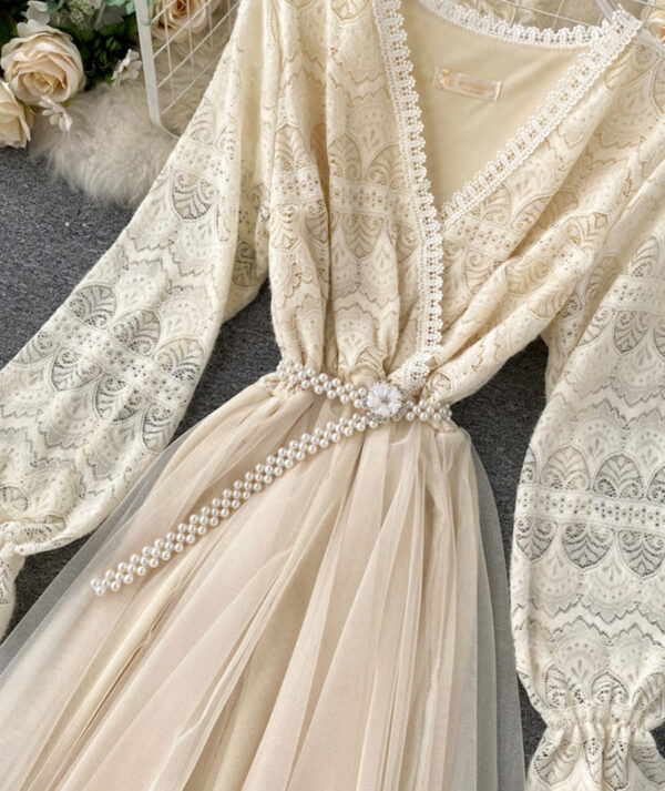 Cute Lace Long Dress Fashion Dress P315 - Image 7