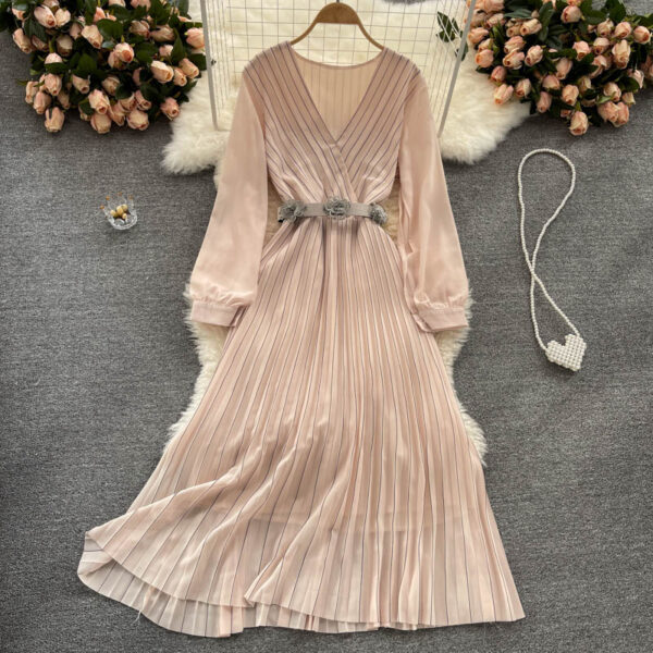 Cute V Neck Short Dress Fashion Dress P304 - Image 5