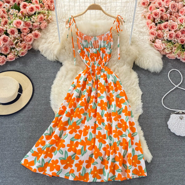 Cute A Line Floral Dress Fashion Dress P302 - Image 2