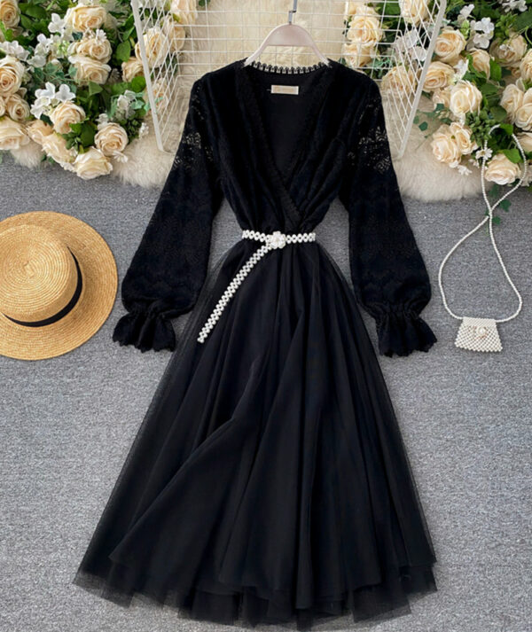 Cute Lace Long Dress Fashion Dress P315 - Image 8