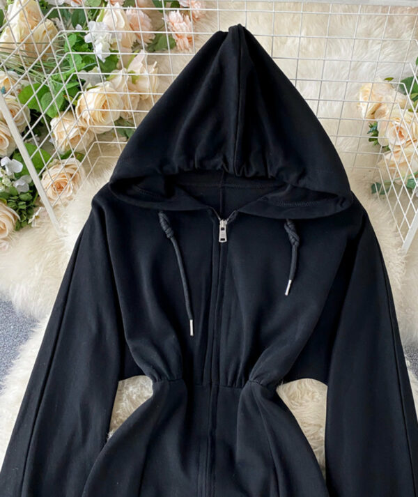 Cute Hoodie Casual Dress P296 - Image 6