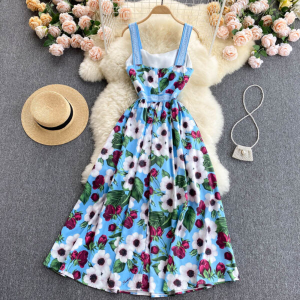 Cute A Line Floral Dress Fashion Dress P306 - Image 4