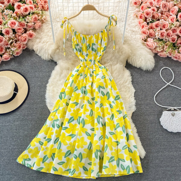 Cute A Line Floral Dress Fashion Dress P302 - Image 7