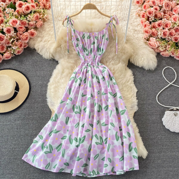 Cute A Line Floral Dress Fashion Dress P302 - Image 8