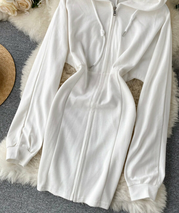 Cute Hoodie Casual Dress P296 - Image 8