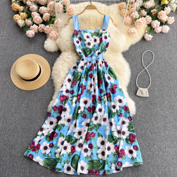 Cute A Line Floral Dress Fashion Dress P306 - Image 3