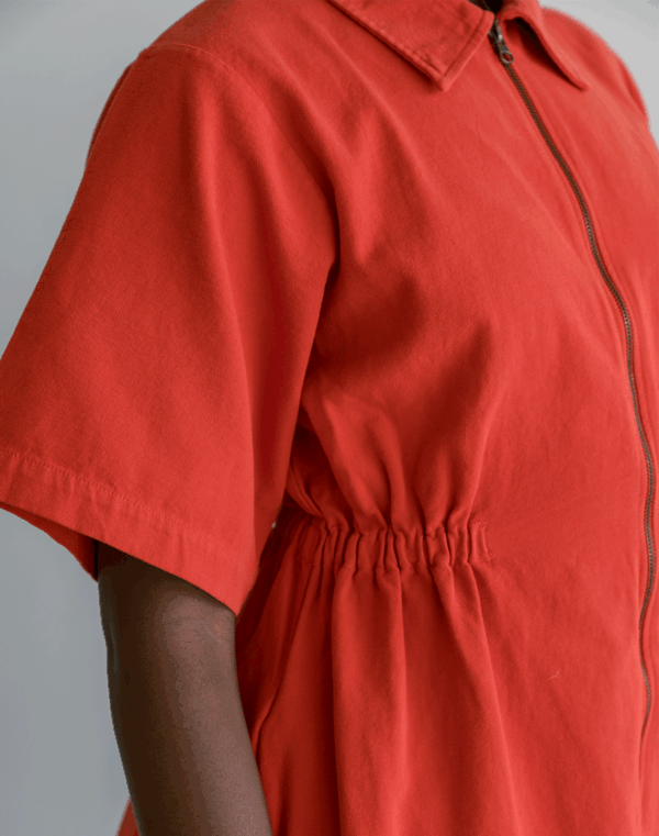 Utility Cinched Zip Dress - Image 32