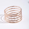 Rose Diamond Cut Spiral Ring