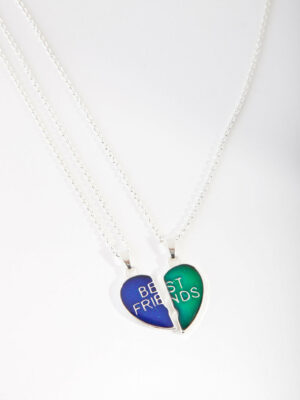 Kids Rhodium Heart Necklace Pack