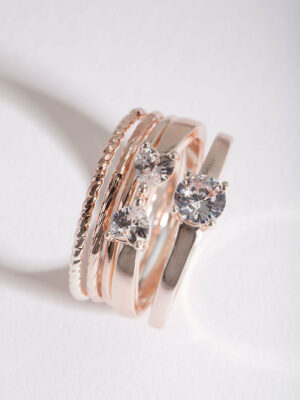 Rose  5 Ring Stack