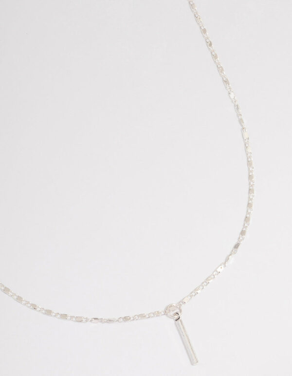 Flat Chain Stick Necklace