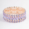 Rose Marquise Stone Bracelet
