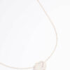 Rose Clear Quartz  Shard Cage Necklace