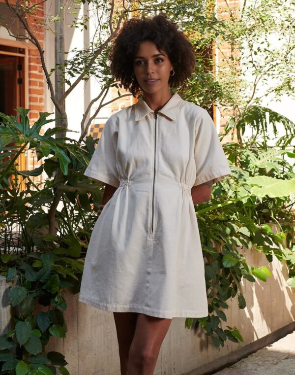 Utility Cinched Zip Dress - Image 23